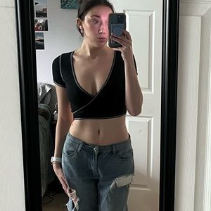 PacSun Wrap Crop Top